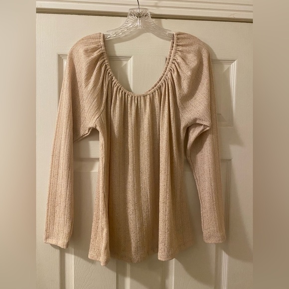 Lane Bryant Tops - Lane Bryant Cream Blouse